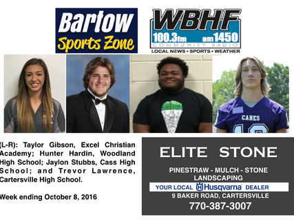 Elite Athletes of the Week