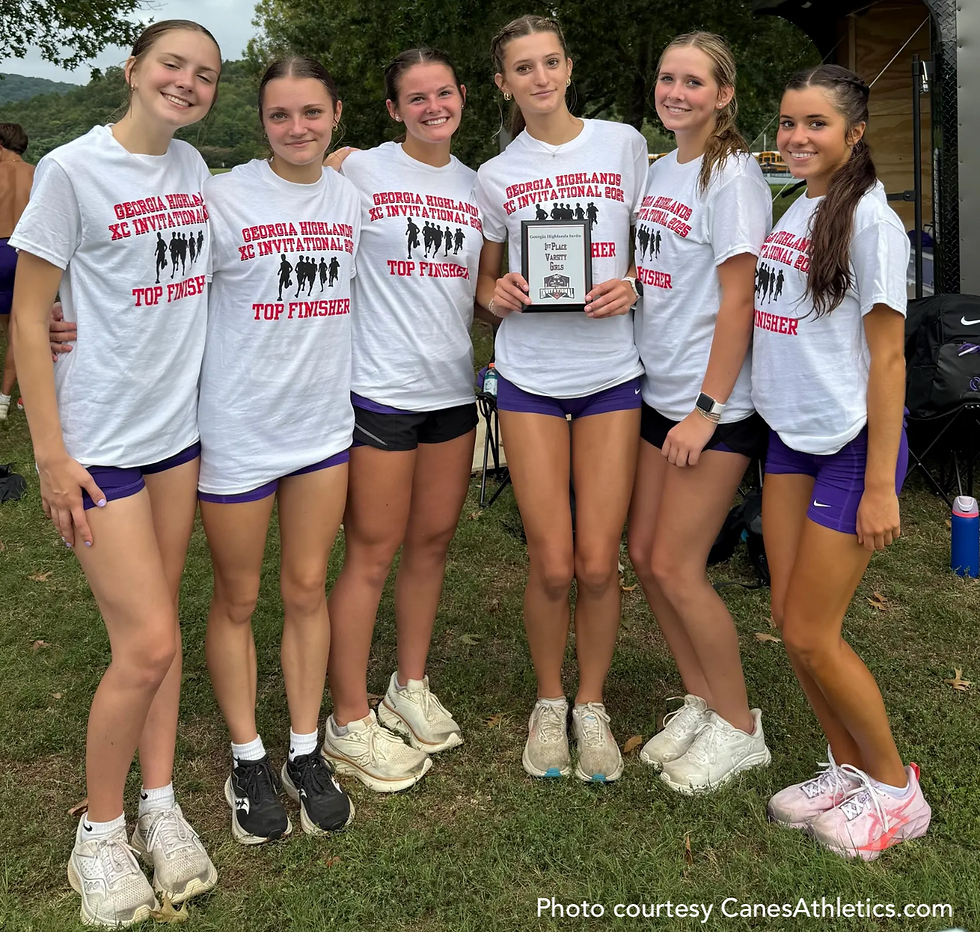 Cartersville girls XC