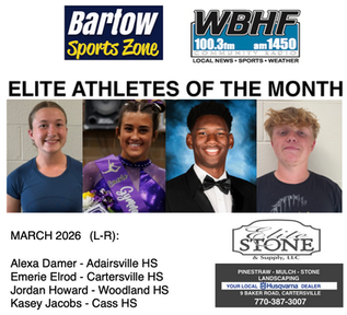 March 2026 Elite Athletes of the Month