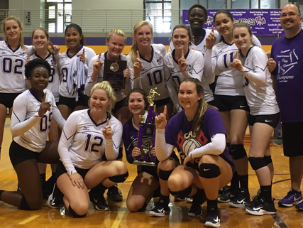 Cartersville repeats as county volleyball champs