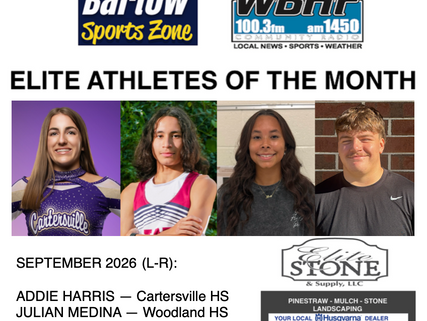 September 2026 Elite Athletes of the Month