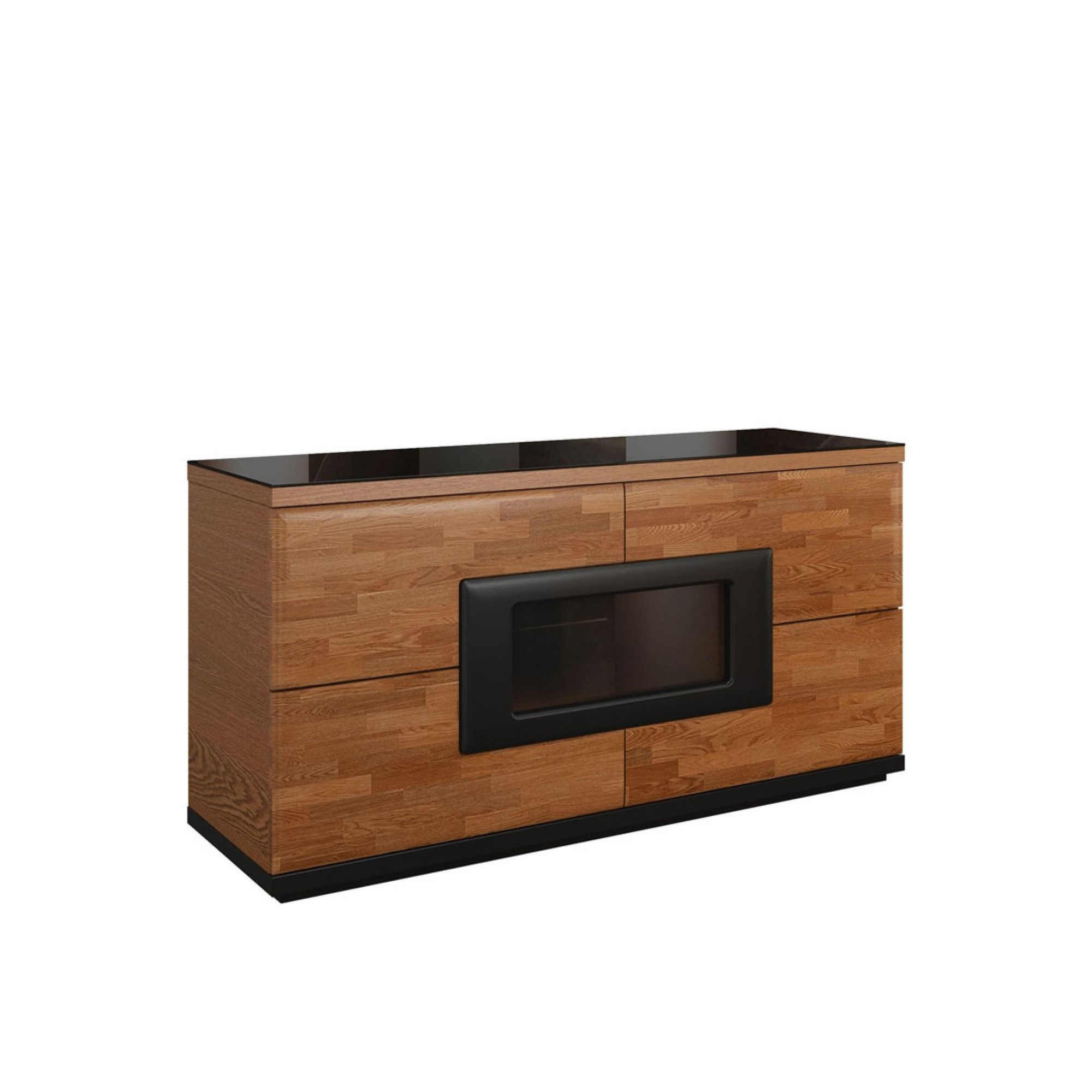 Тумба-бар VERANO с подсветкой   массив дуба