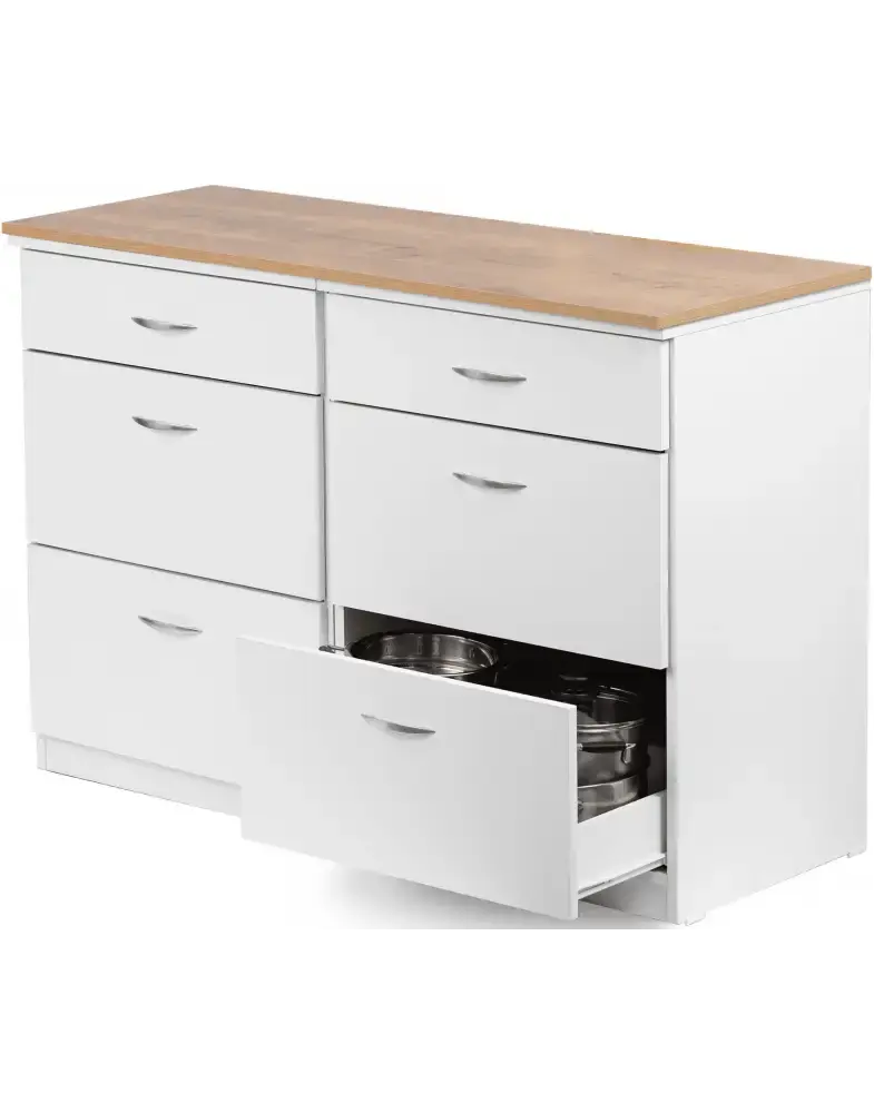 תמונה ממוזערת: Кухонный остров на колесиках с полками - модель 802