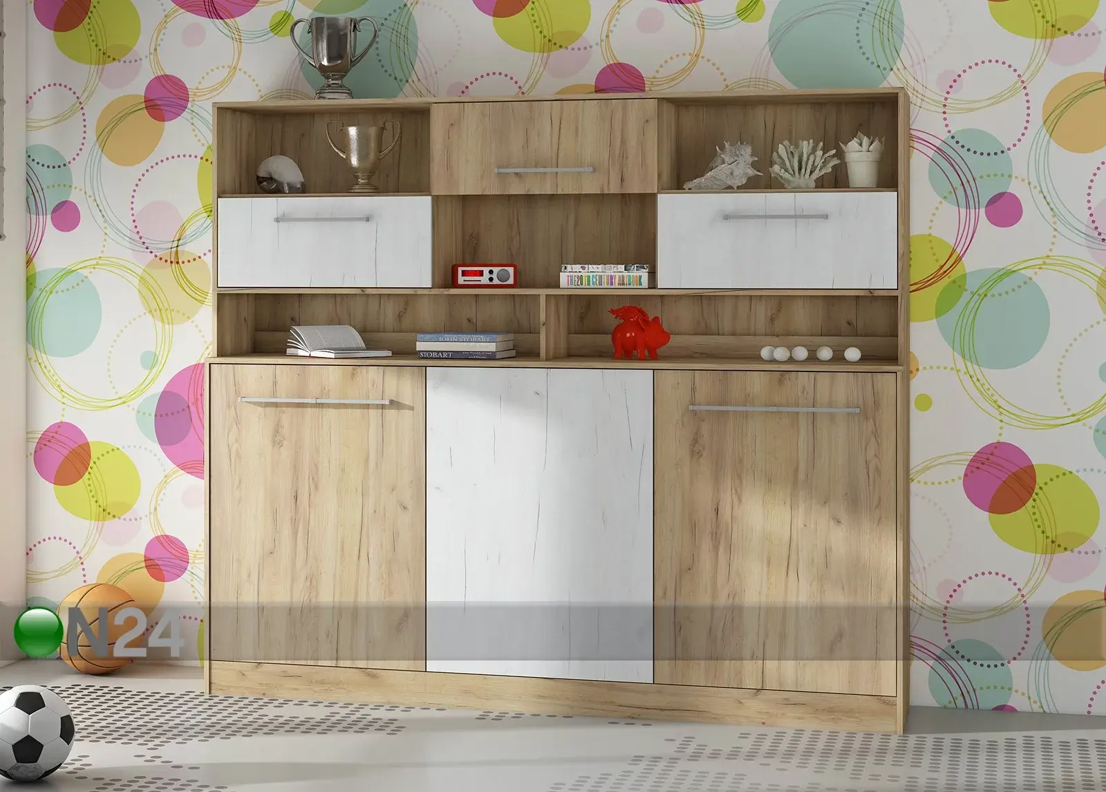 Детская откидная кровать-шкаф  Roger