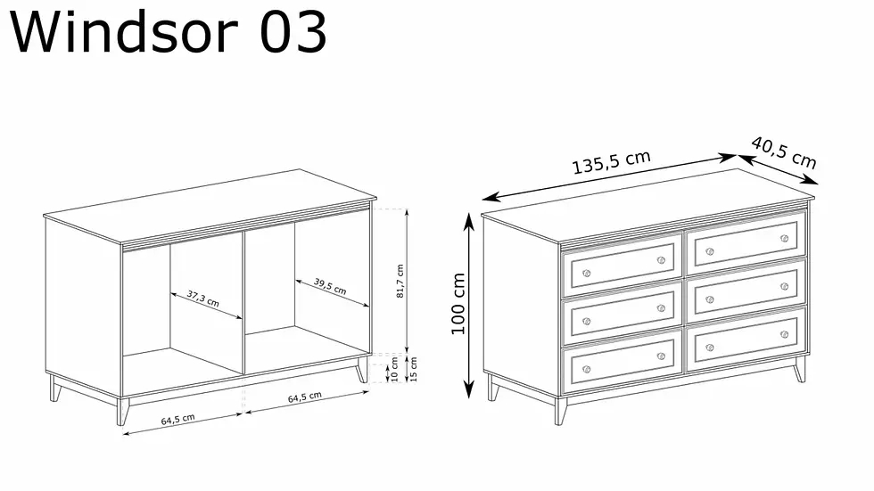 Миниатюра: Комод Windsor W3