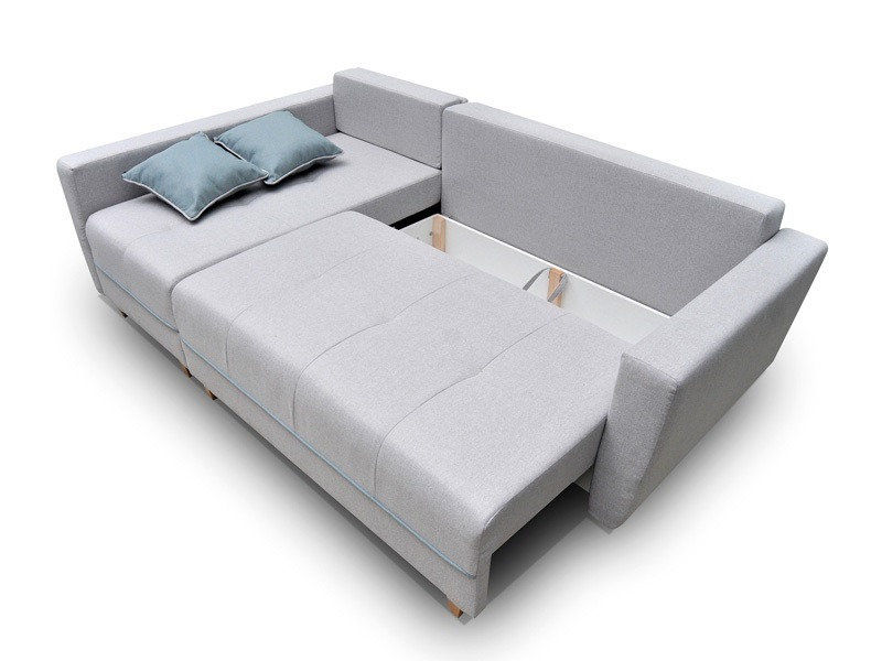 Миниатюра: Угловой диван-кровать Grey светло-серый
