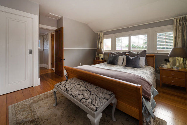 Master bedroom - dressed bed