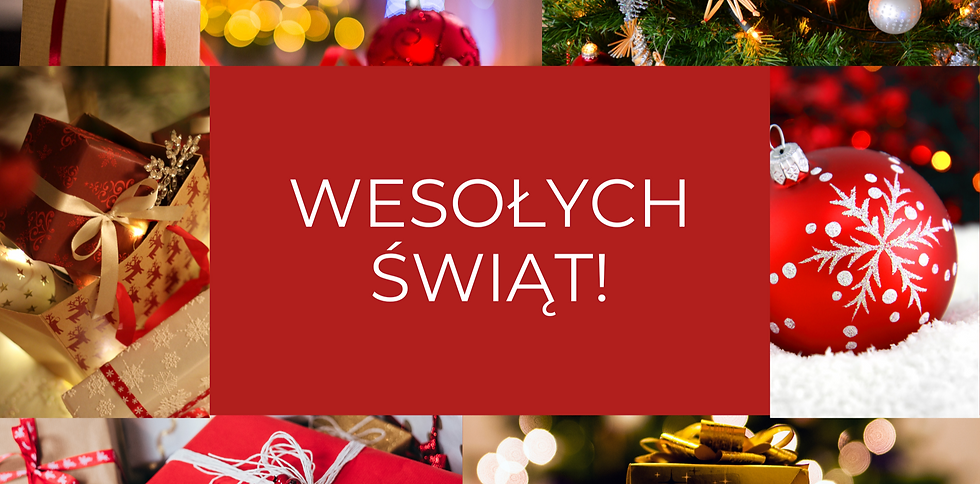 Wesołych Świąt Bożego Narodzenia!