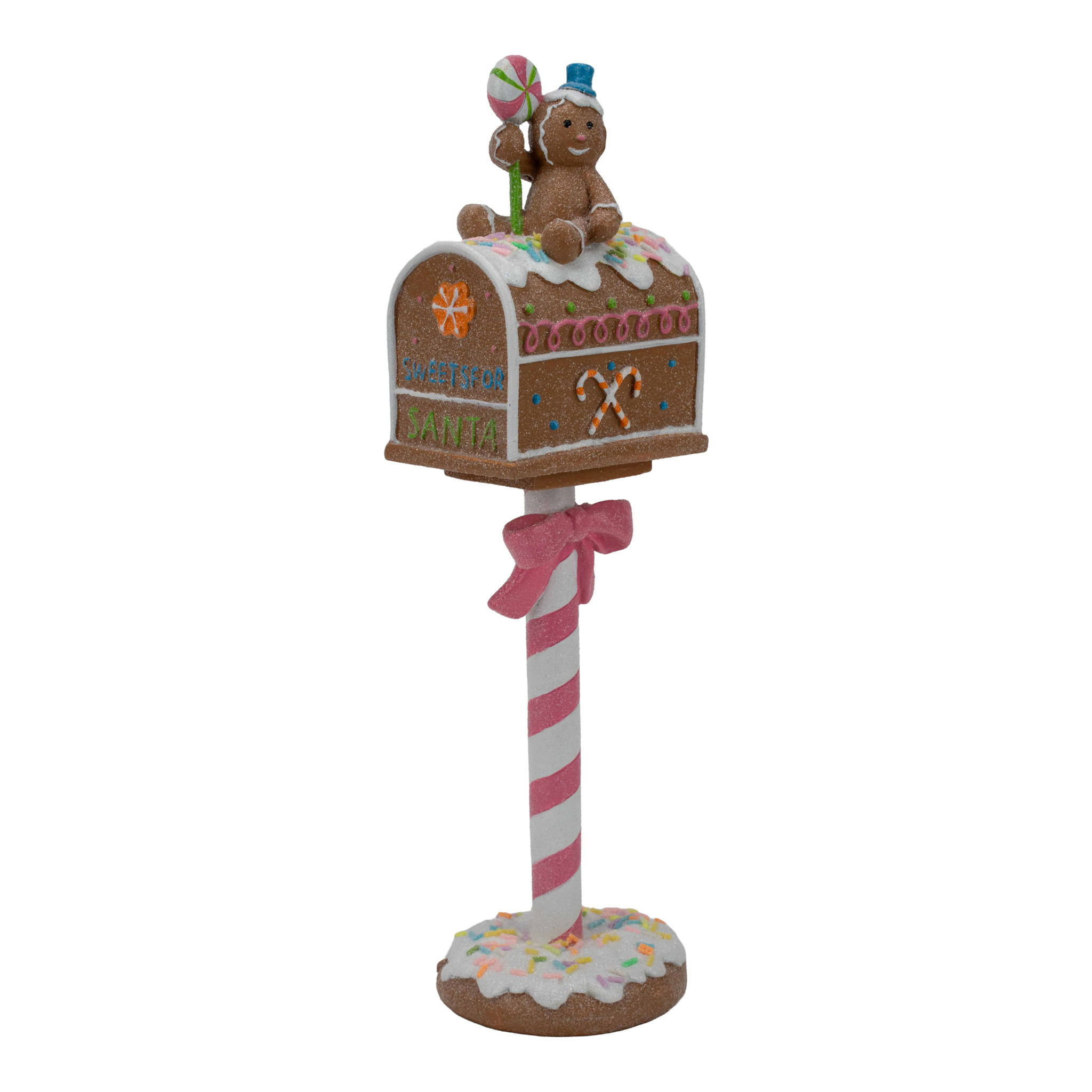 Gingerbread Candy Mail Box - 36cm