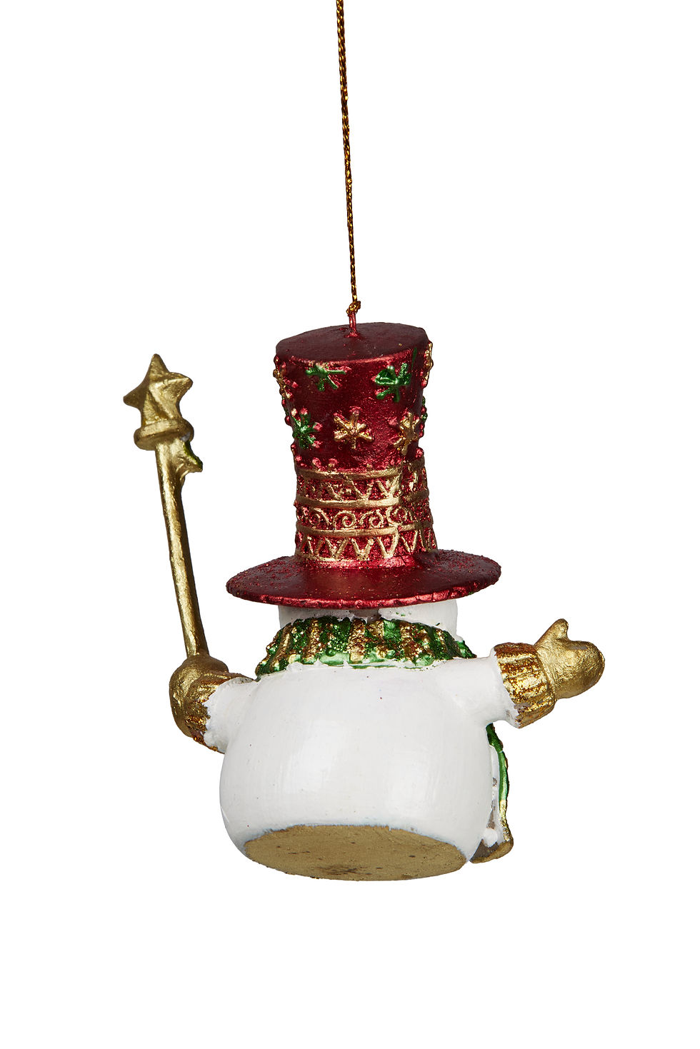 Thumbnail: Christmas Tree Decoration- Snowman with Red Hat, Hand Sculpted