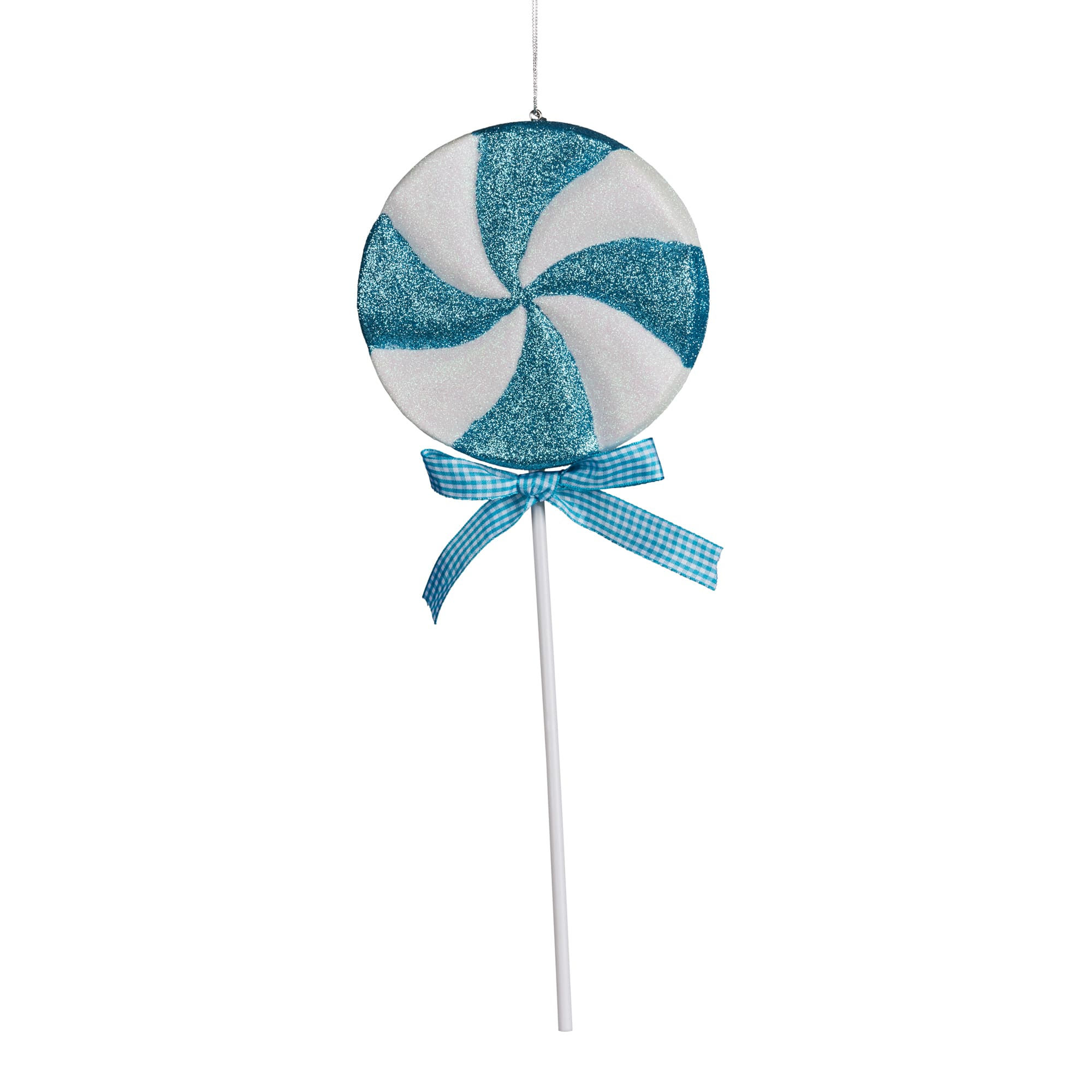 Christmas Decoration- Candy Cane Pick, Blue 41cm