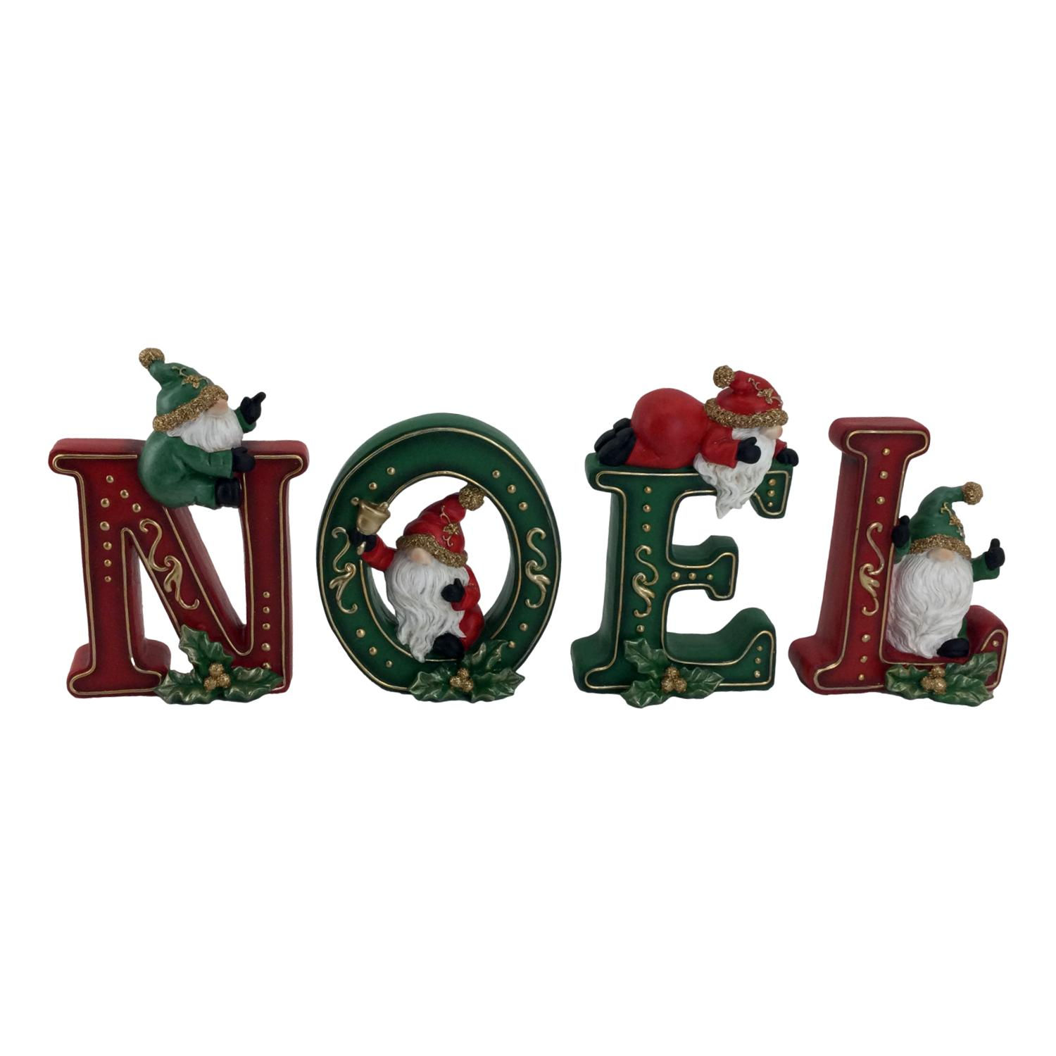 Noel Red Green Decoration - 21.5cm