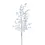 Thumbnail: Christmas Decoration - Metallic Crabapple Spray - Silver 75cm