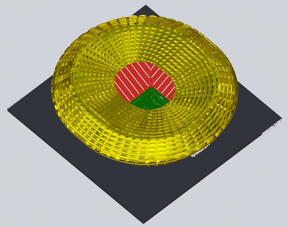 Miniaturbild: Multisports Stadium Scale Model ( S300 - AAFX - 1000 - 0001)