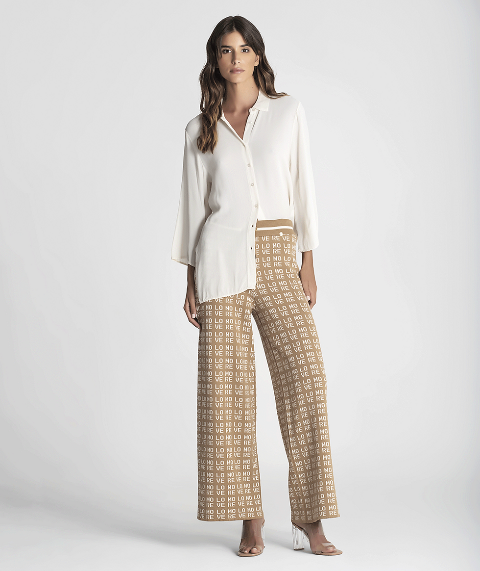 Miniatura: Ruga | Calças com lettring