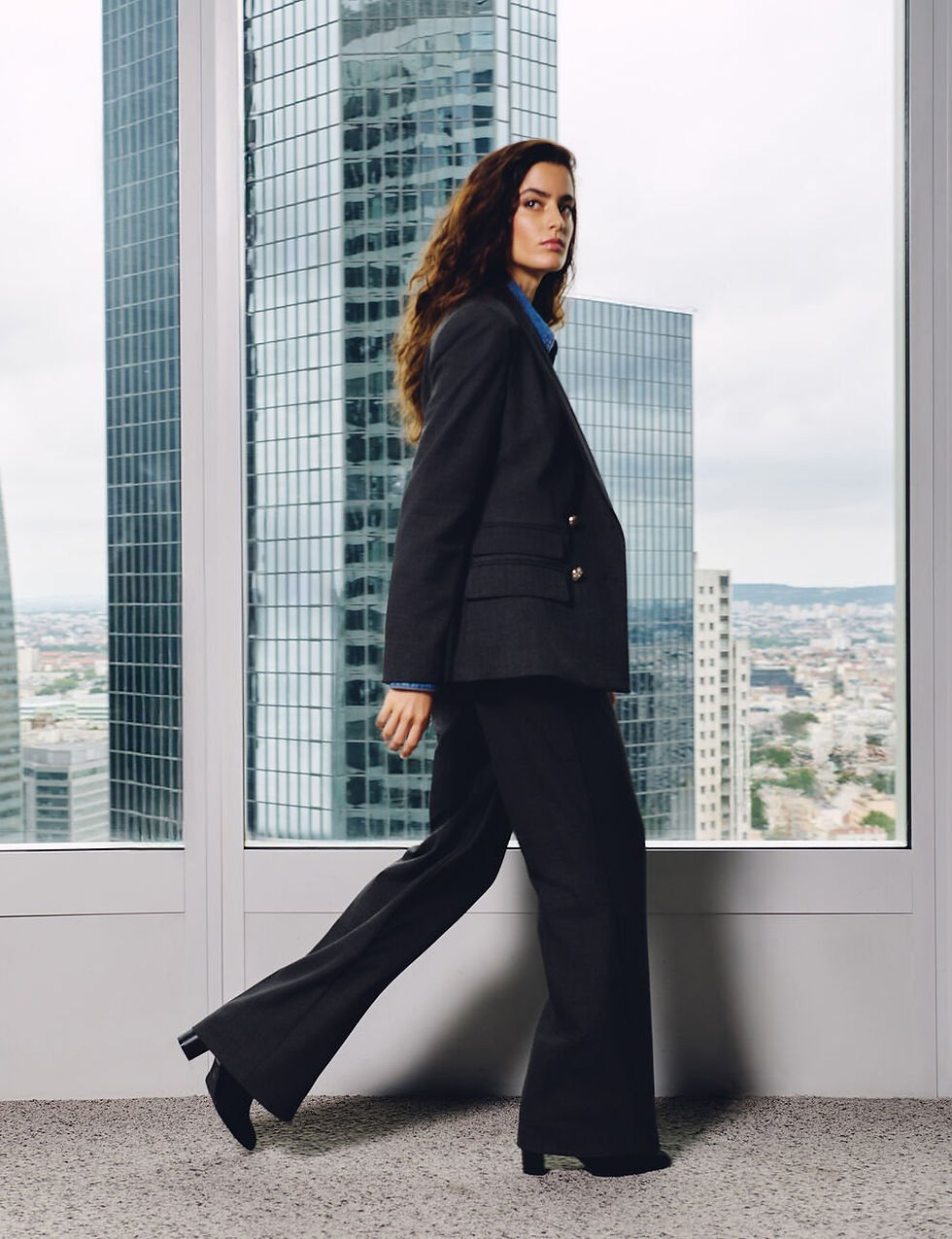 Morgan | Calça de cintura alta