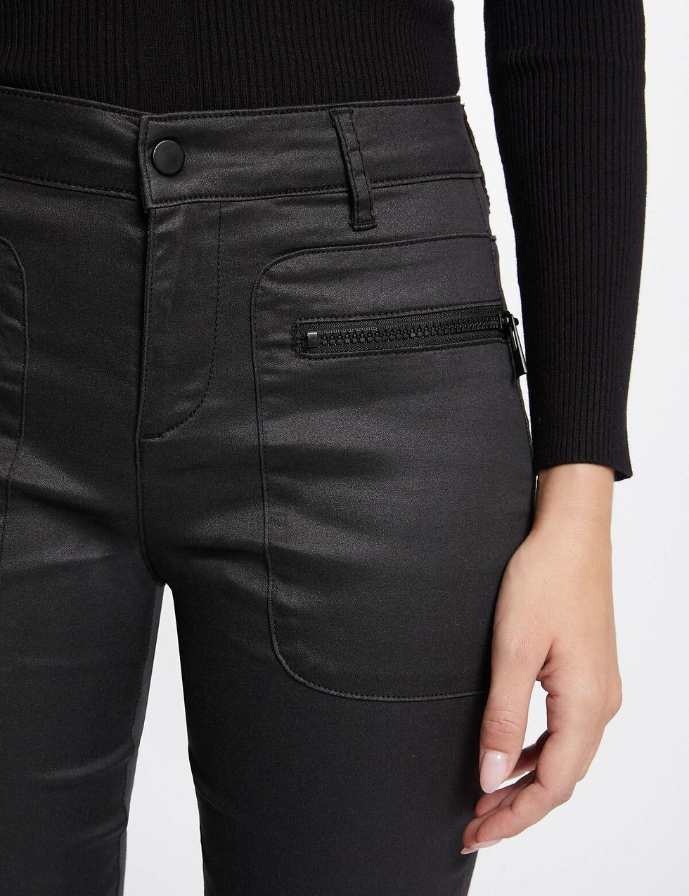 Miniatura: Morgan | Calça skinny efeito molhado
