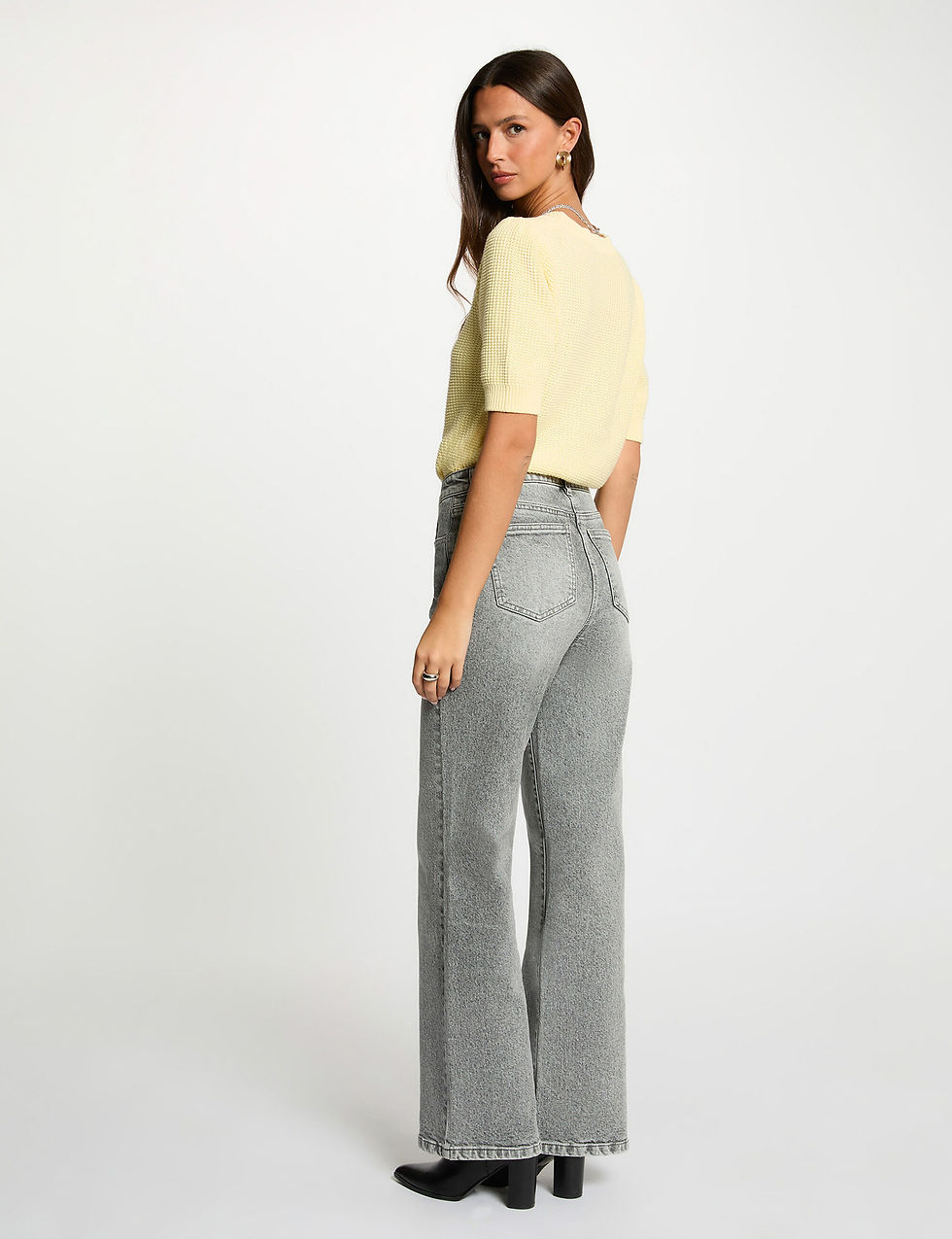 Miniatura: Cardigan manga curta cores pasteis Morgan de toi