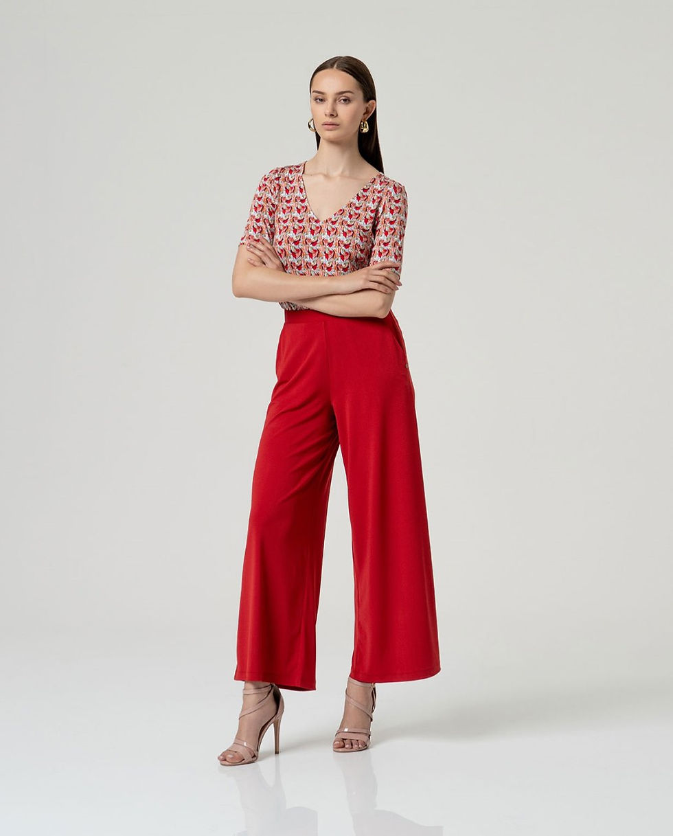 Miniatura: calças largas em malha nova coleção Surkana