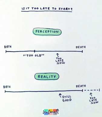 Is it too late to learn to dance?