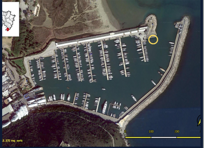 Cala Galera sat view