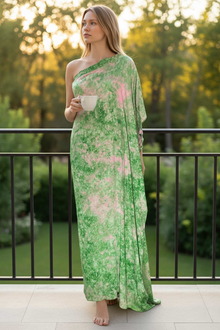 African Prime dress green
