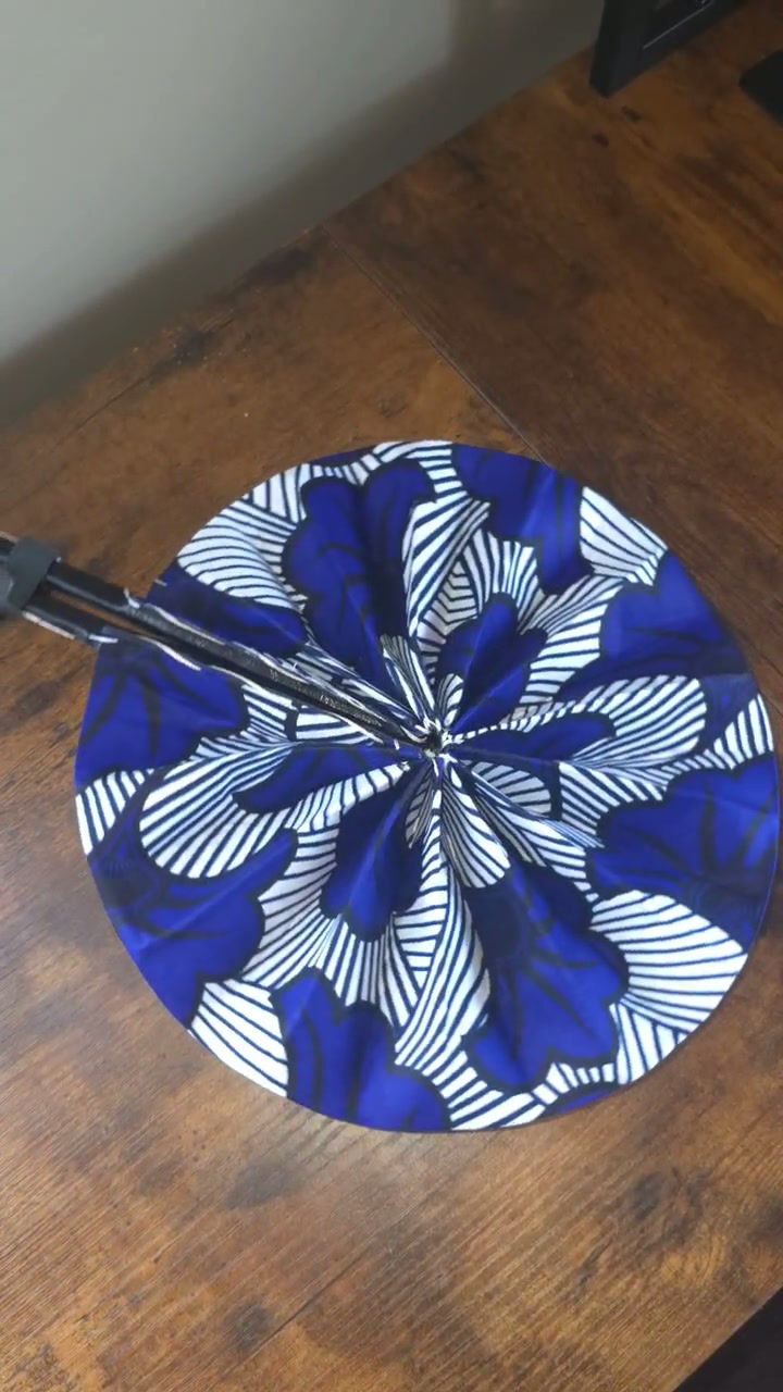 Ankara Hand fan African Print gift perfect wax