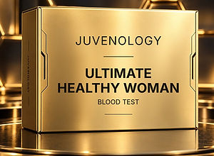 Juvenology Ultimate Healthy Woman Blood Test box
