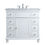 Thumbnail: Abigail Embellished 36" White Single Sink Vanity