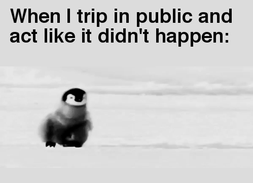 When I Fall Over In Public... www.academyofpresence.com
