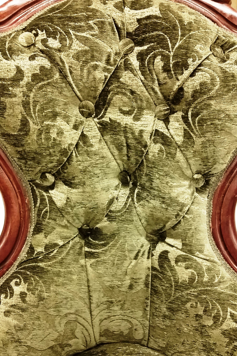 Green Tufting Upholstery