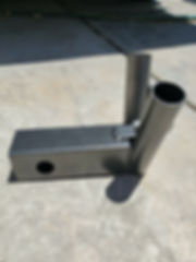 Two flag pole hitch mount (V-design )
