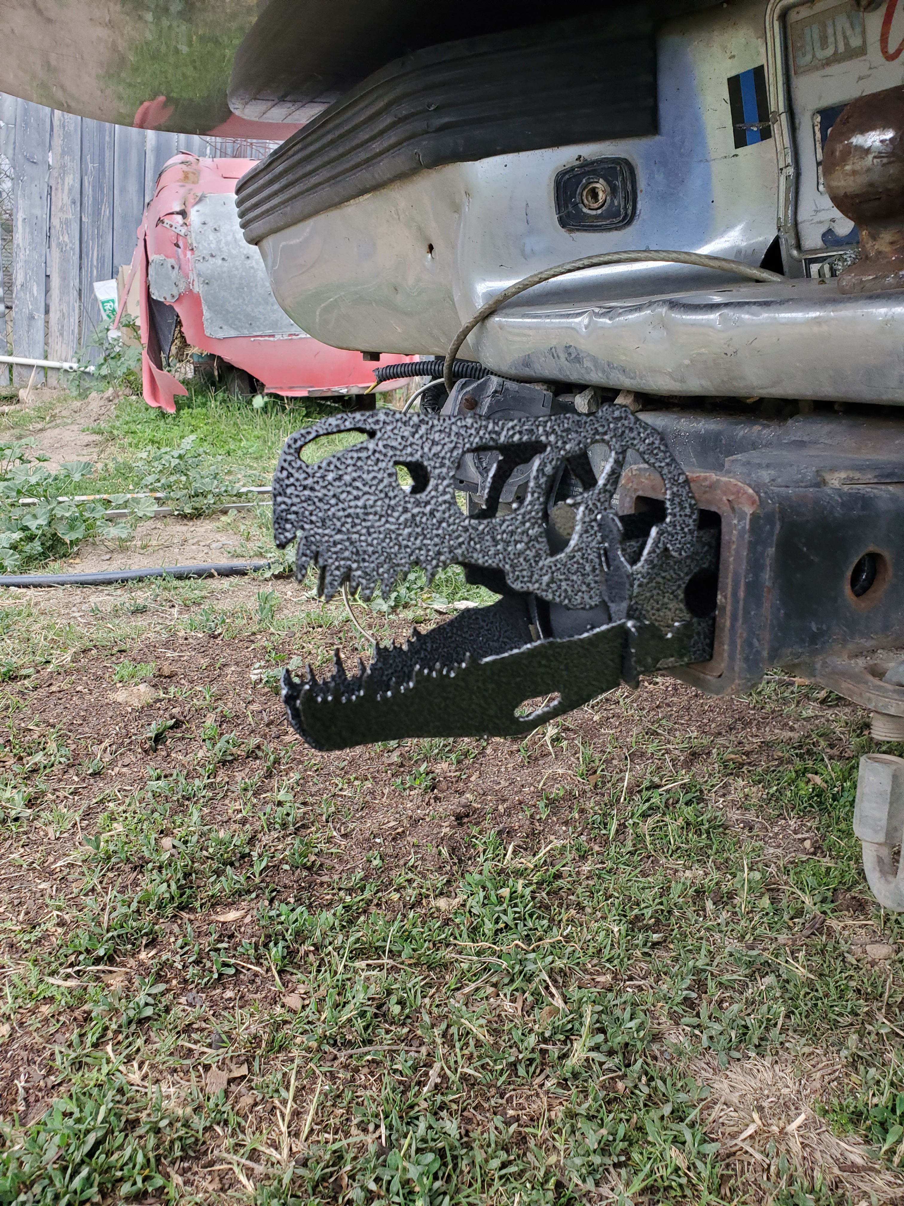 Trailer Hitch Cover (T-Rex)