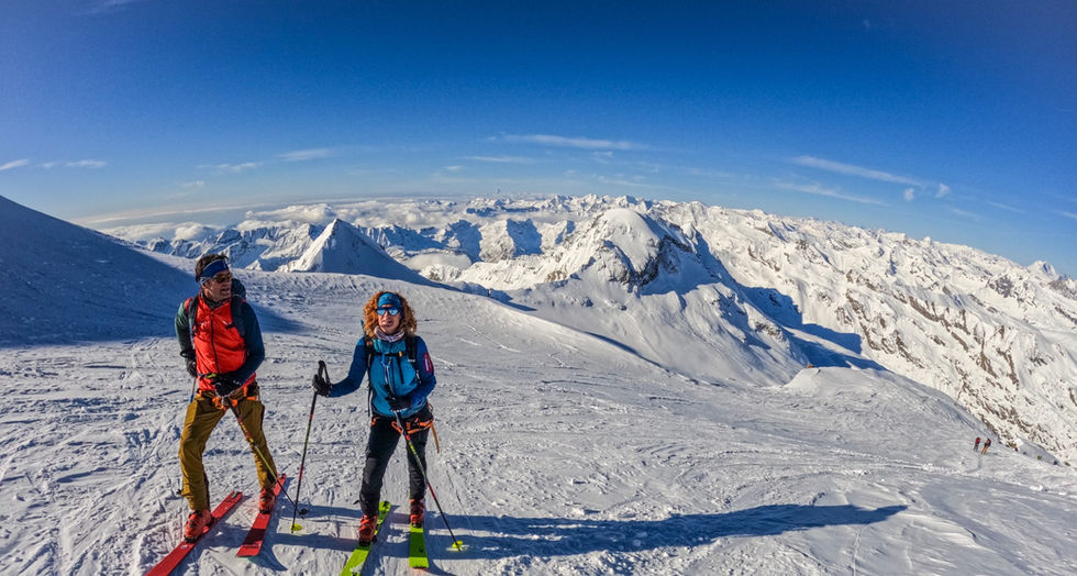Aufstieg GranParadiso Skitour
