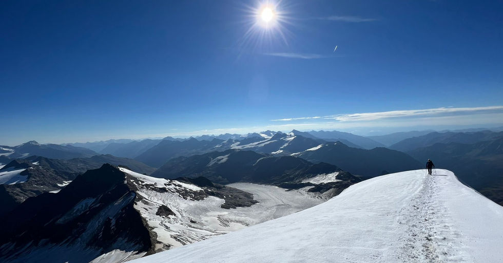 Weißkugel Grat Hochtour Bergführer Südtirol