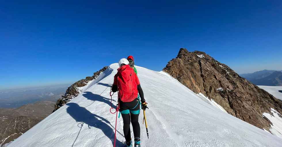 Weißkugel Hochtour Bergführer Grat