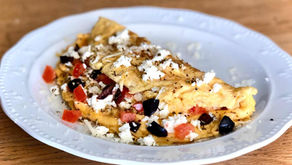 GREEK OMELETTE RECIPE WITH FETA CHEESE