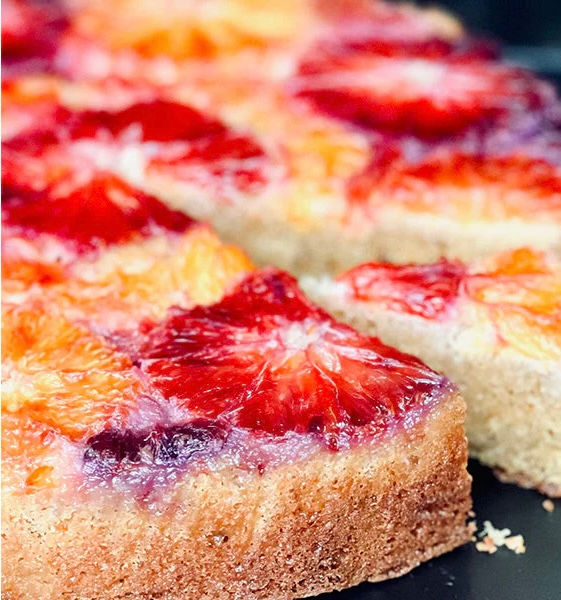 Upside-down Blood Orange Cake