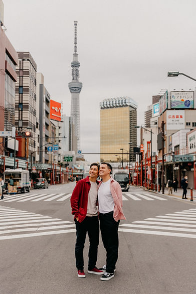 Tokyo, Japan Couple Photoshoot by photographer Kilakila Parnell