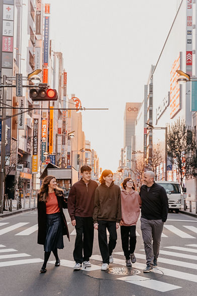 Tokyo, Japan Family Portrait Photographer