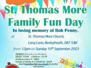 Saturday 2nd September – Saturday 9th September 2023