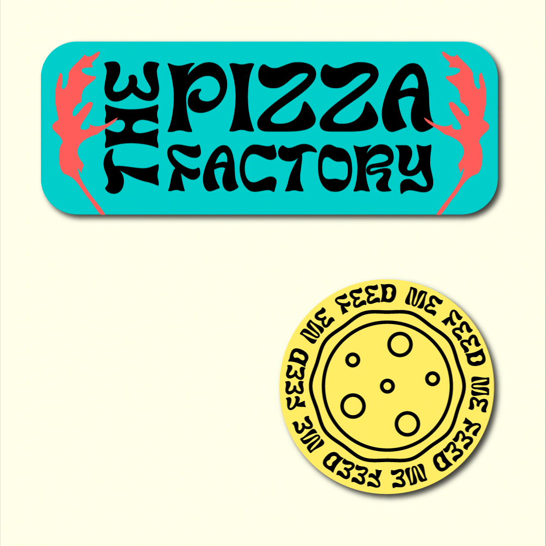 Pizza Factory stickers
