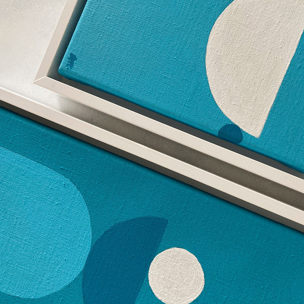 Thumbnail: the blues 02  |  21x30cm, framed