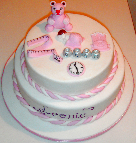 Tauftorte für Leonie