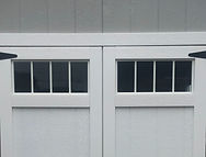 Transom window doors