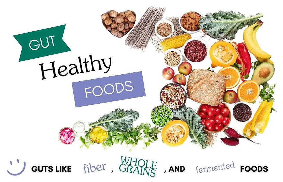 Gut Healthy Foods list