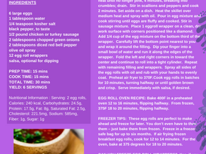 Breakfast Egg Rolls