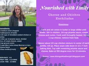 Healthy, Cheesy Chicken Enchiladas