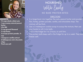 No Bake Protein Bites