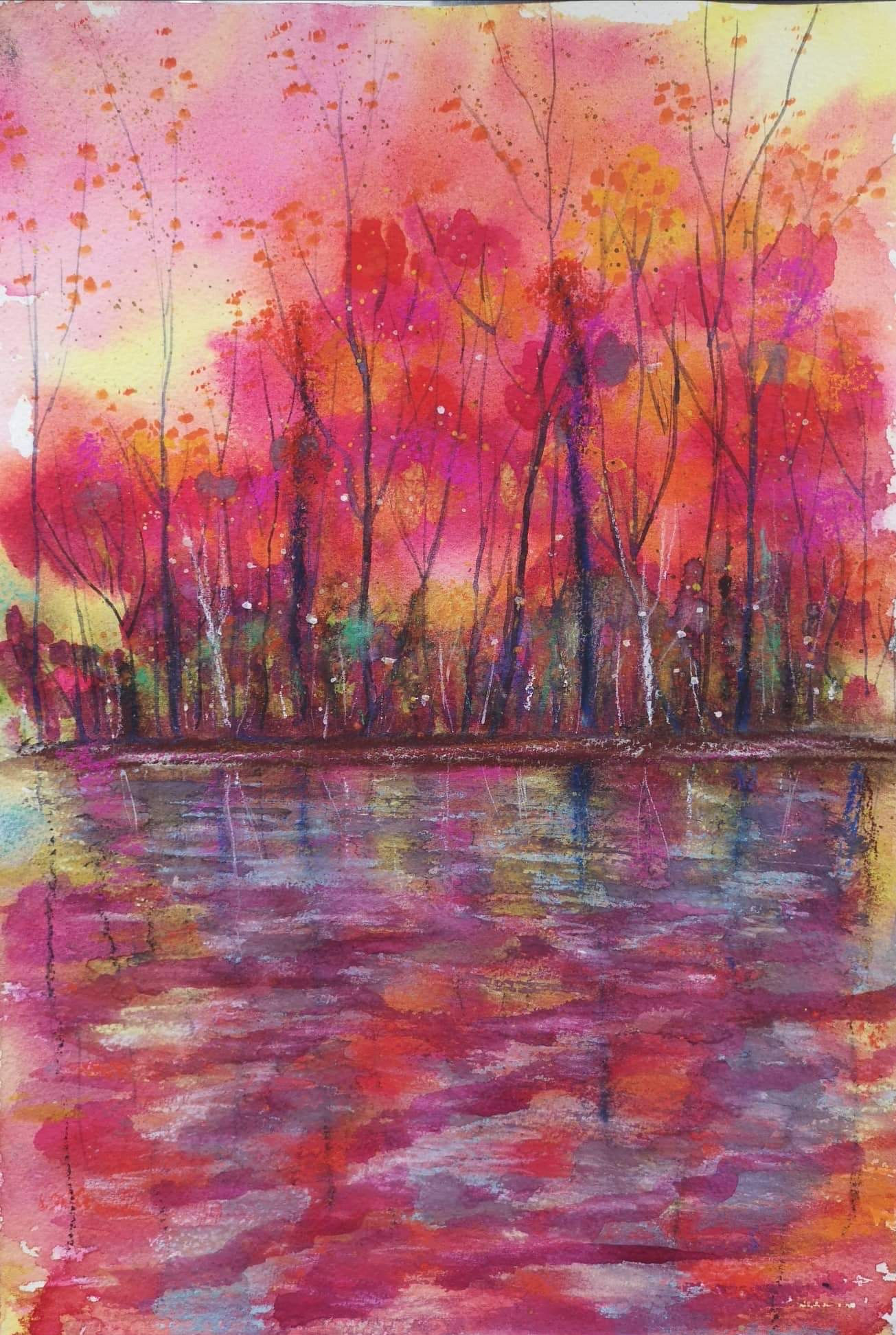 "Colourful forest No 2"